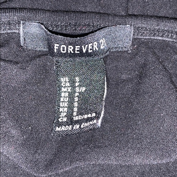 Forever 21 Black New York Halter Top size S - Picture 5 of 5